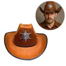 Chapéu Xerife Cowboy Marrom