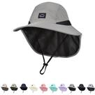 Chapéu ZOORON Kids Outdoor Sun Hap UPF 50+ com aba de pescoço 52-56cm