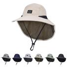 Chapéu ZOORON Kids Sun Hap UPF 50+ com aba de pescoço bege