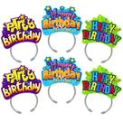Chapéus de aniversário KKBES, pacote com 24, para crianças e adultos, 3 padrões Chapéus de aniversário KKBES, pacote com 24, para crianças e adultos, 3 padrões