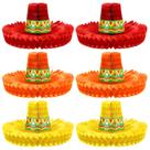 Chapéus de festa Sombrero Jetec Fiesta Mexican 30 cm 6 unidades Chapéus de festa Sombrero Jetec Fiesta Mexican 30 cm 6 unidades