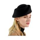 Chapéus Elegantes De Feltro De Lã Roxo Para O Inverno, Boinas E Fascinators Femininos De Luxo Para