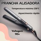 Chapinha Alisadora Prancha Alisamento Cerâmica Aquecimento Rápido 110v 230º Cabeleireiro Cabelos