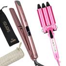 Chapinha De Cabelo Gama Italy Profissional Digital Ion Progressiva 450f Prancha Rose Sensi Bivolt Modelador Cacheador Triondas