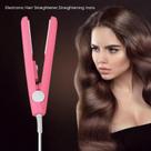 Chapinha De Cabelo Profissional Rosa Cabo Giratório Ergonômico Prancha Alisadora Wet And Dry Luxo