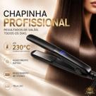 Chapinha Profissional Bivolt Titanium 230 Graus Display LCD Prancha Alisadora Cabelo