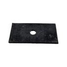 Chapinha Quadrada 1 furo 10CM-5pç