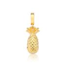 Charm Berloque Abacaxi Revestido em Ouro Charm Berloque Abacaxi Revestido em Ouro