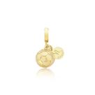 Charm Bola de Futebol Revestido em Ouro