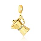 Charm Cafeteira Italiana Revestida em Ouro