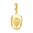 Charm Chapéu Revestido em Ouro