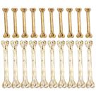 Charm COHEALI Fake Bones, 20 peças de decoração plástica de Halloween