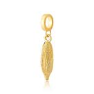 Charm Espiga de Milho Revestido em Ouro