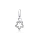 Charm Estrela com Cristais Revestido em Prata