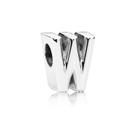 Charm Letra W Compatible en Plata Esterlina PANDORA Charm Letra W Compatible en Plata Esterlina PANDORA