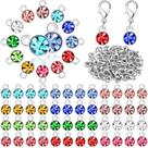 Charm Sureio Birthstone Charms 150 unidades de cristal 7x10mm