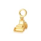 Charm Trator Pá Carregadeira Dourado ou Prateado