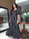 Charmoso vestido longo em chiffon fenda frontal evangelica cor:vermelhotamanho:m Charmoso vestido longo em chiffon fenda frontal evangelica cor:vermelhotamanho:m