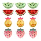 Charms Apliques para Decoração Frutinhas (12 Un)