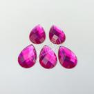 Chaton Acrilico Gota 18x25mm Rosa Pink - 5 unidades Chaton Acrilico Gota 18x25mm Rosa Pink - 5 unidades