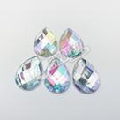 Chaton Acrilico Gota 18x25mm Transparente Furta-Cor - 5 unidades Chaton Acrilico Gota 18x25mm Transparente Furta-Cor - 5 unidades