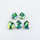 Chaton Acrilico Gota Verde Furta-Cor Engrampado Dourado 13x18mm - 5 unidades Chaton Acrilico Gota Verde Furta-Cor Engrampado Dourado 13x18mm - 5 unidades