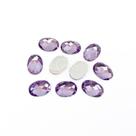 Chaton Acrílico Oval 10x14mm Lilás Claro - 10 unidades