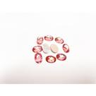 Chaton Acrílico Oval 10x14mm Rosa - 10 unidades Chaton Acrílico Oval 10x14mm Rosa - 10 unidades