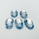 Chaton Acrilico Oval 18x25mm Azul Bebê AC0114 - 5 unidades Chaton Acrilico Oval 18x25mm Azul Bebê AC0114 - 5 unidades
