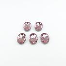 Chaton Acrilico Oval Rosa Claro Engrampado Prata 13x18mm - 5 unidades Chaton Acrilico Oval Rosa Claro Engrampado Prata 13x18mm - 5 unidades