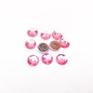 Chaton Acrílico Redondo 10mm Rosa Claro - 10 unidades Chaton Acrílico Redondo 10mm Rosa Claro - 10 unidades