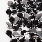Chaton Engrampado Gota 8x13 Preto - 50 peças17g