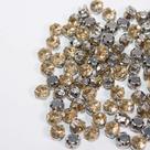 Chaton Engrampado Redondo 6mm Dourado100 Peças10g Chaton Engrampado Redondo 6mm Dourado100 Peças10g