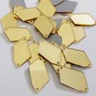 Chaton Espelhado Irregular Dourado D12 30mm- 100 Peças Chaton Espelhado Irregular Dourado D12 30mm- 100 Peças