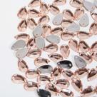 CHATON PRIMEIRA LINHA GOTA 8X13 -ROSE/LT.PEACH-100Pçs