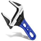 Chave ajustável WORKPRO Stubby, mandíbula extra larga de 15 cm