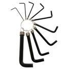 Chave Allen 1/16"" a 3/8"" com 10 Peças - 8288 - BRASFORT