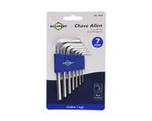 Chave Allen Brasfort Jgo 7pcs 1,50-6,0mm Blister 7828