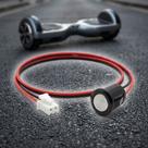 Chave Botão Liga E Desliga Hoverboard Triciclo Drift Elétrico Conector Sem Rosca 2 Pinos Peça Skate