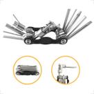 Chave Canivete 12 Funções Com Extrator Corrente Kit Ferramentas Bike MTB