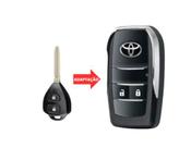 Chave Canivete Adaptação Etios - Toyota 2 Botões