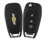 Chave Canivete Carcaça Chevrolet Cruze Onix S10 Modelo Novo de 3 Botões + bateria