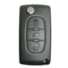 Chave Canivete Carcaça Oca Citroen C4 Hatch 3 Botões Ce5036