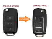 Chave Canivete Carçaça Vw Gol Voyage G5 Polo Bora Golf Reposição Modelo Novo