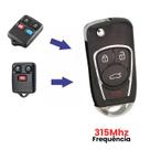 Chave Canivete Completa Adaptação Ka Ecosport Fiesta Ranger 433/315 Veicular