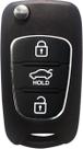 Chave Canivete KD900 Hyundai 3 Botoes S Pcf