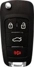 Chave Canivete KD900 Multifuncional Chevrolet 4 Botoes