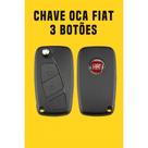 Chave Canivete Oco Fiat Stilo Punto Idea Linea 3 Botões