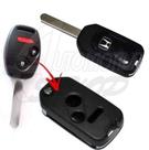 Chave Canivete Orig Honda Civic CRV Fit Três Botões + Panic Chave Canivete Orig Honda Civic CRV Fit Três Botões + Panic