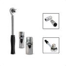 Chave Catraca 1/2 Emborrachado + 2 Soquetes Velas 16 e 21mm